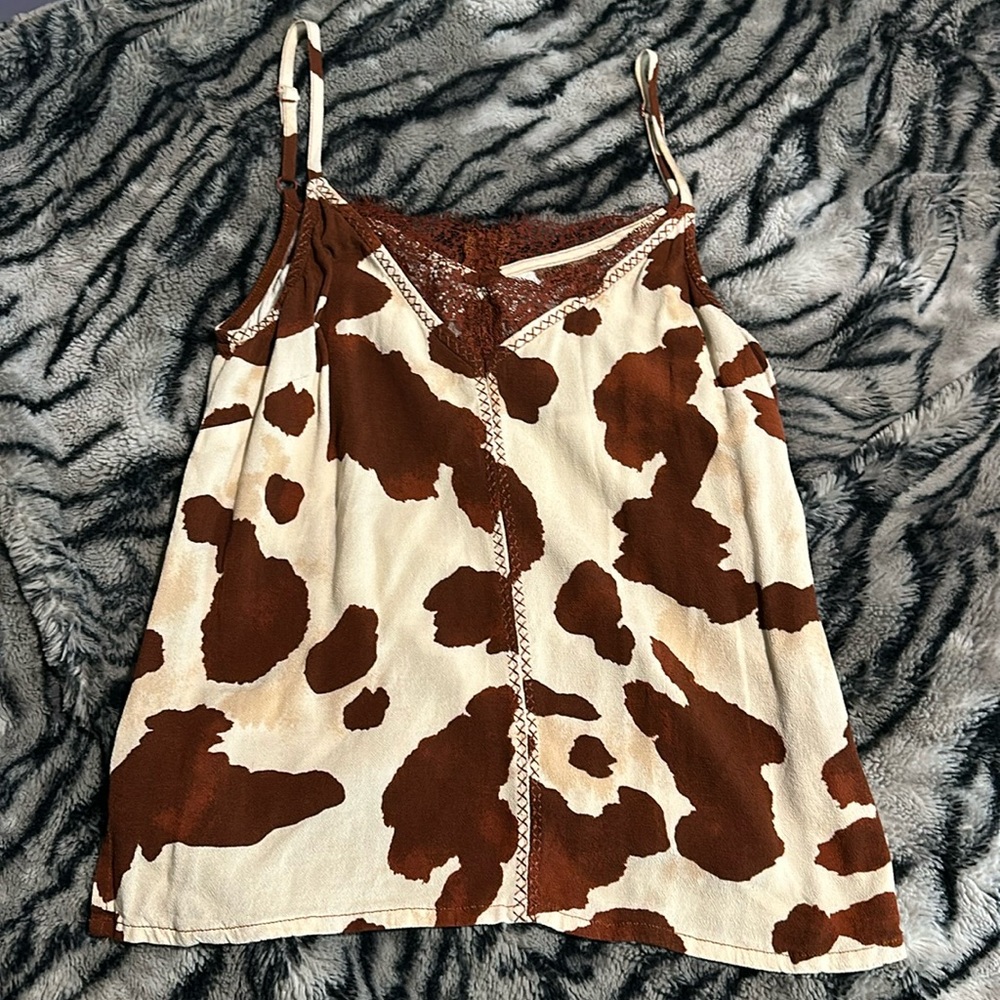 Idyllwind Cow Print Tank